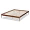 Baxton Studio Tallis Traditional Walnut Brown Finished Wood Queen Size Bed Frame 194-11514-ZORO - alternate 2